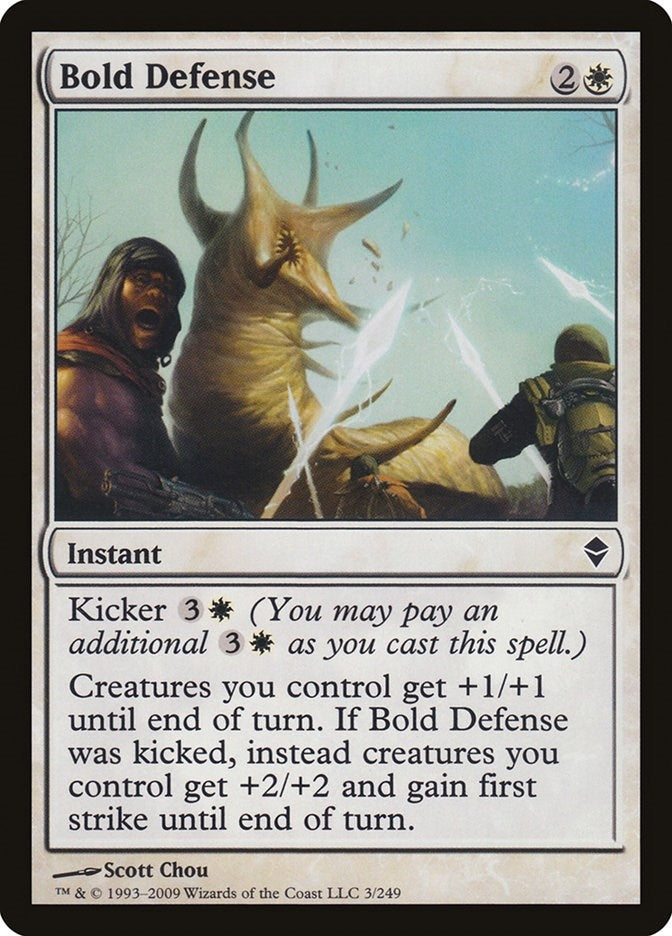 Bold Defense (3) [ZEN] - MTG Single