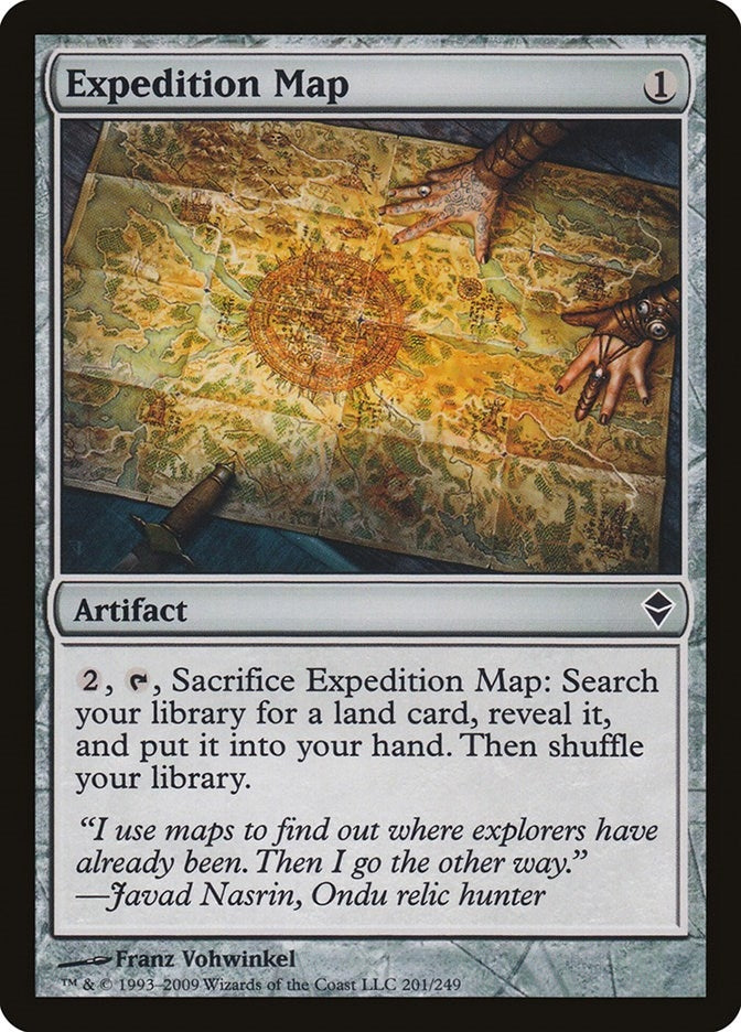 Expedition Map (201) [ZEN] - MTG Single