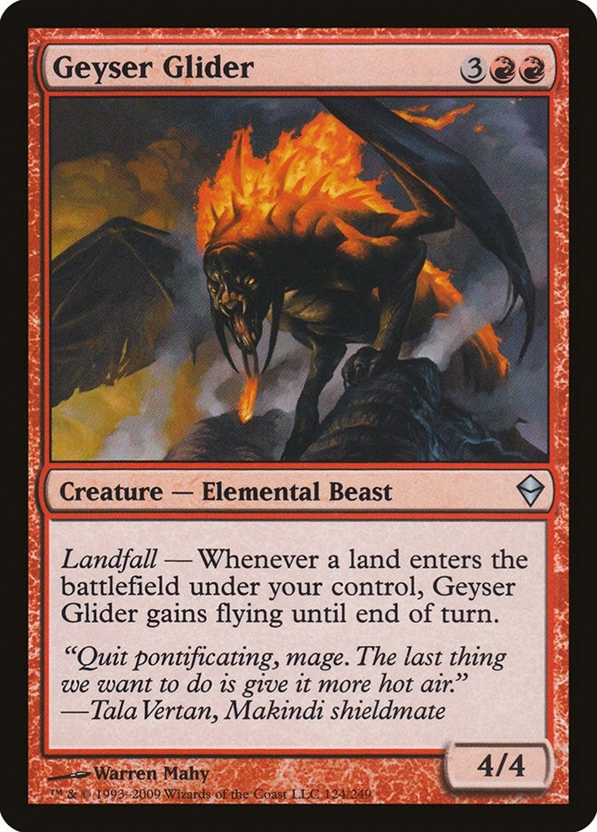 Geyser Glider (124) [ZEN] - MTG Single