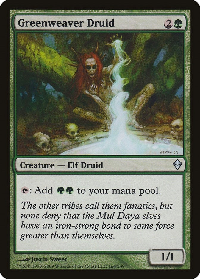 Greenweaver Druid (164) [ZEN] - MTG Single