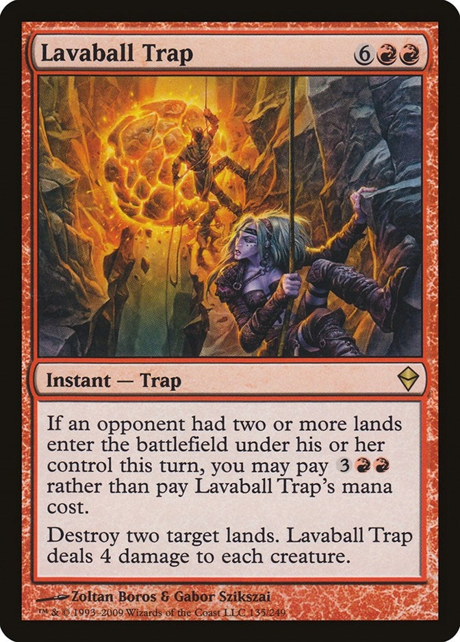 Lavaball Trap (135) [ZEN] - MTG Single