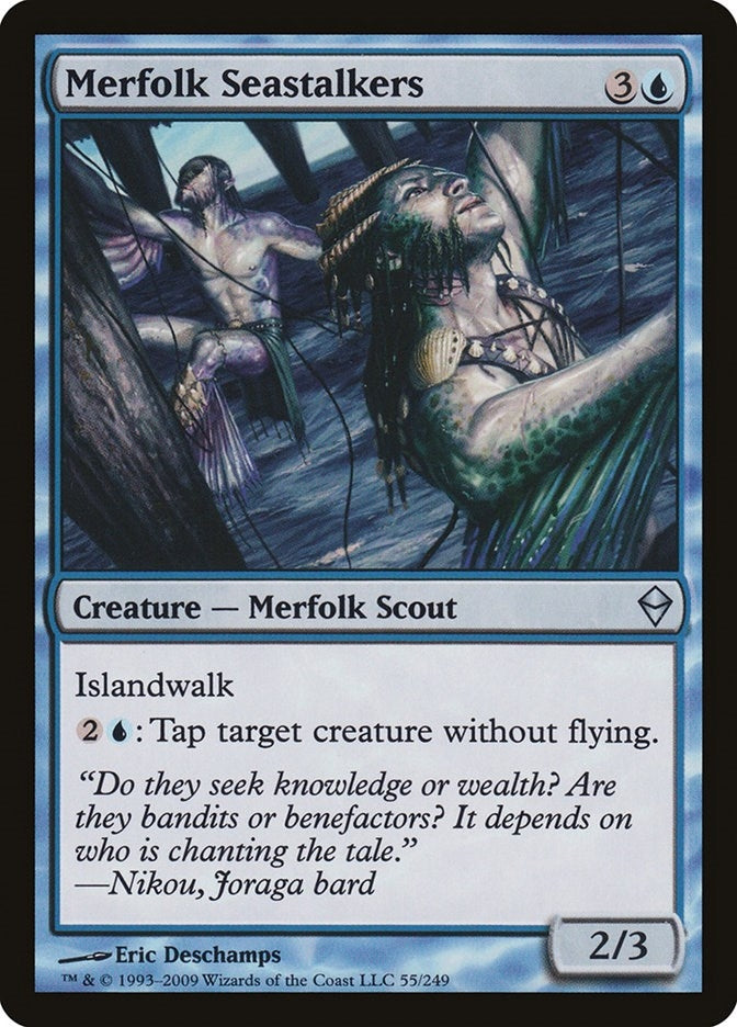 Merfolk Seastalkers (55) [ZEN] - MTG Single