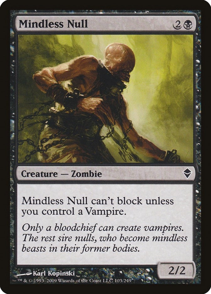 Mindless Null (103) [ZEN] - MTG Single