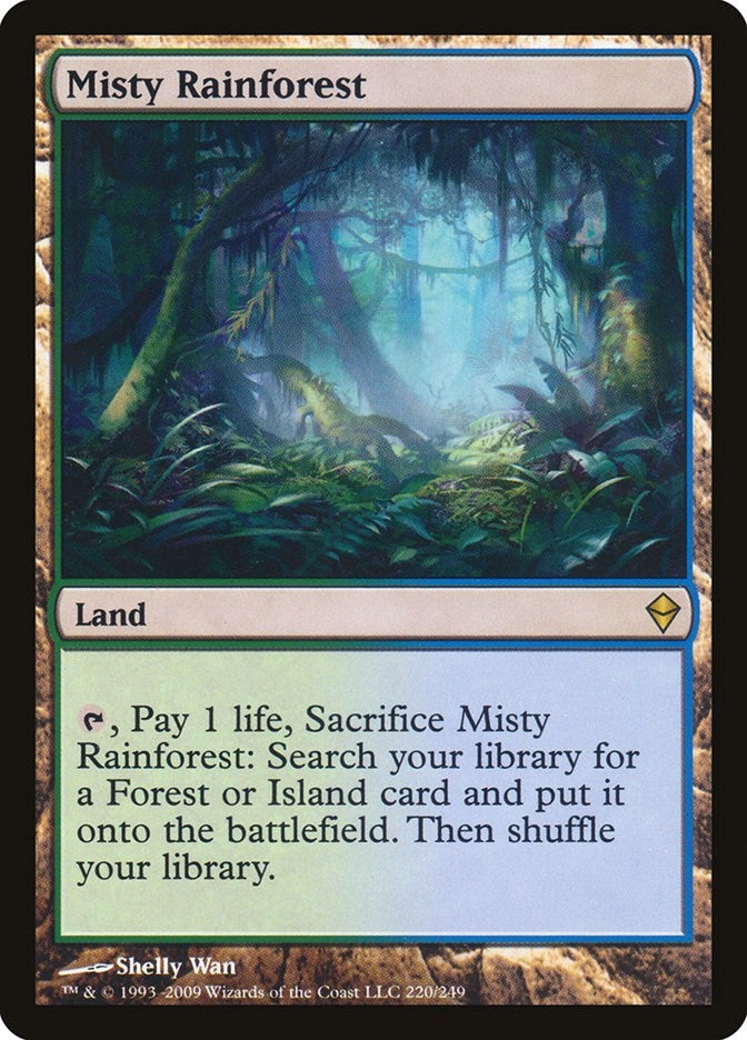 Misty Rainforest (220) [ZEN] - MTG Single