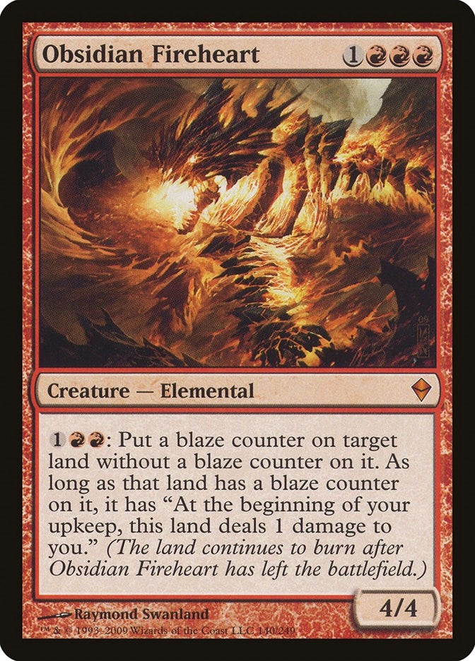 Obsidian Fireheart (140) [ZEN] - MTG Single