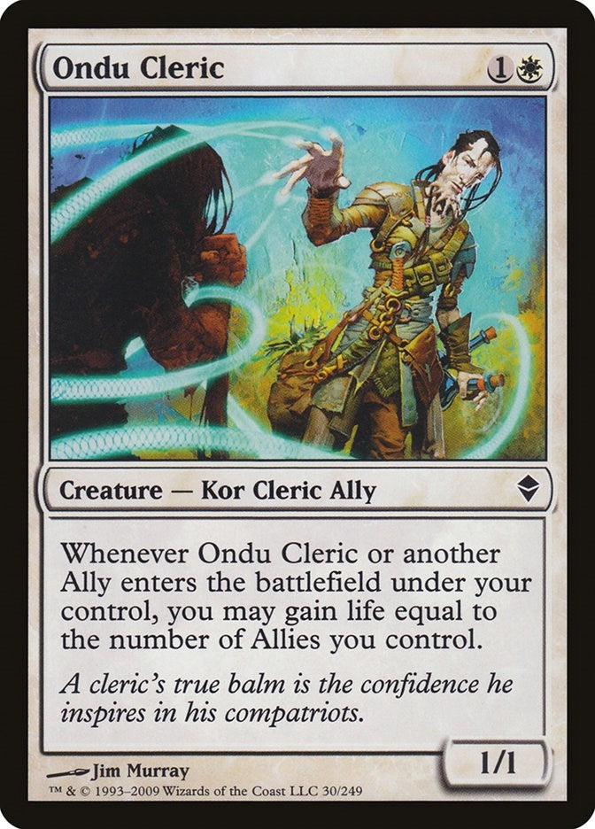 Ondu Cleric (30) [ZEN] - MTG Single