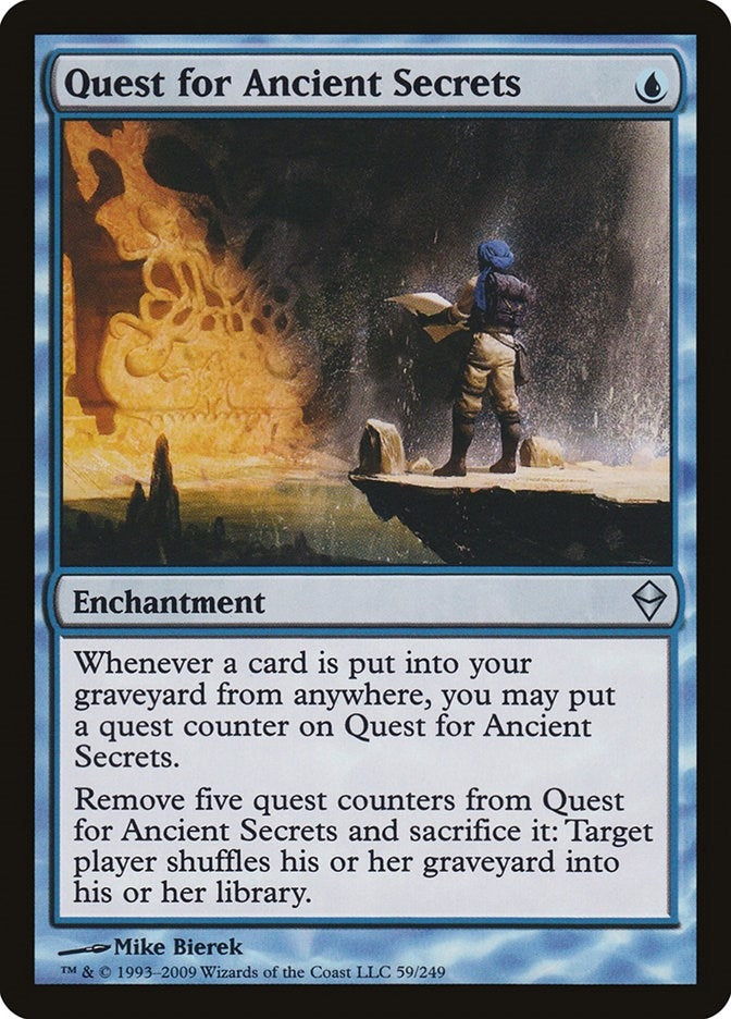 Quest for Ancient Secrets (59) [ZEN] - MTG Single