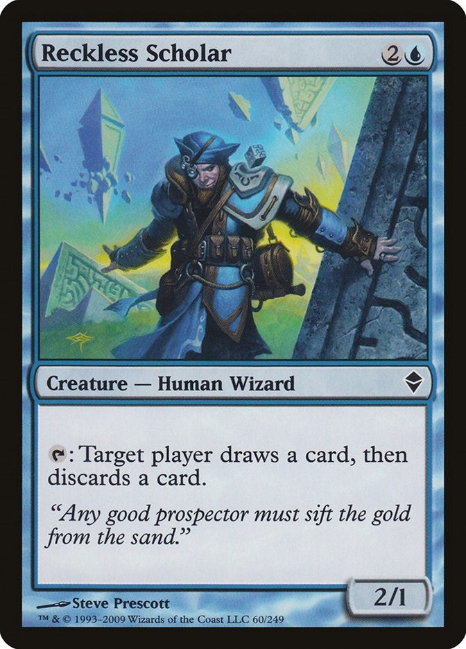Reckless Scholar (60) [ZEN] - MTG Single