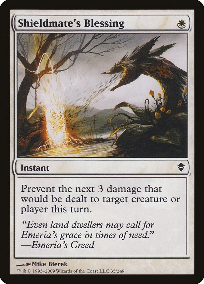 Shieldmate’s Blessing (35) [ZEN] - MTG Single