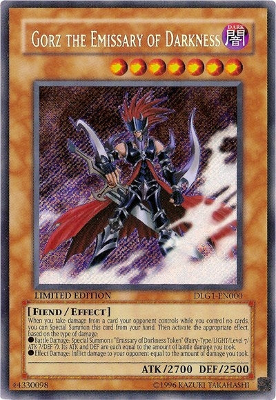 Gorz the Emissary of Darkness (1000) (DLG1) - YuGiOh Single