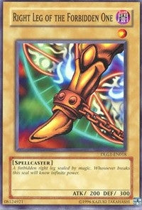 Right Leg of the Forbidden One (1018) (DLG1) - YuGiOh Single