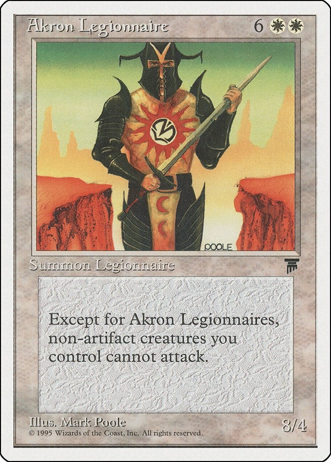 Akron Legionnaire [CHR] - MTG Single