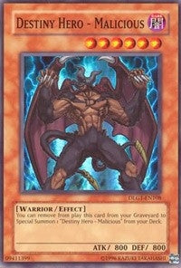 Destiny HERO - Malicious (1108) (DLG1) - YuGiOh Single