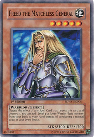 Freed the Matchless General (6) (SDWS) - YuGiOh Single