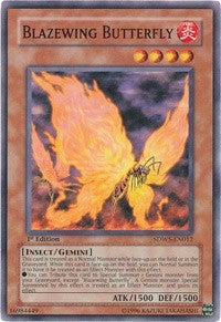 Blazewing Butterfly (12) (SDWS) - YuGiOh Single