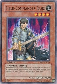 Field-Commander Rahz (15) (SDWS) - YuGiOh Single