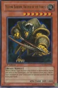 Yellow Baboon Archer of the Forest (84) - YuGiOh Single