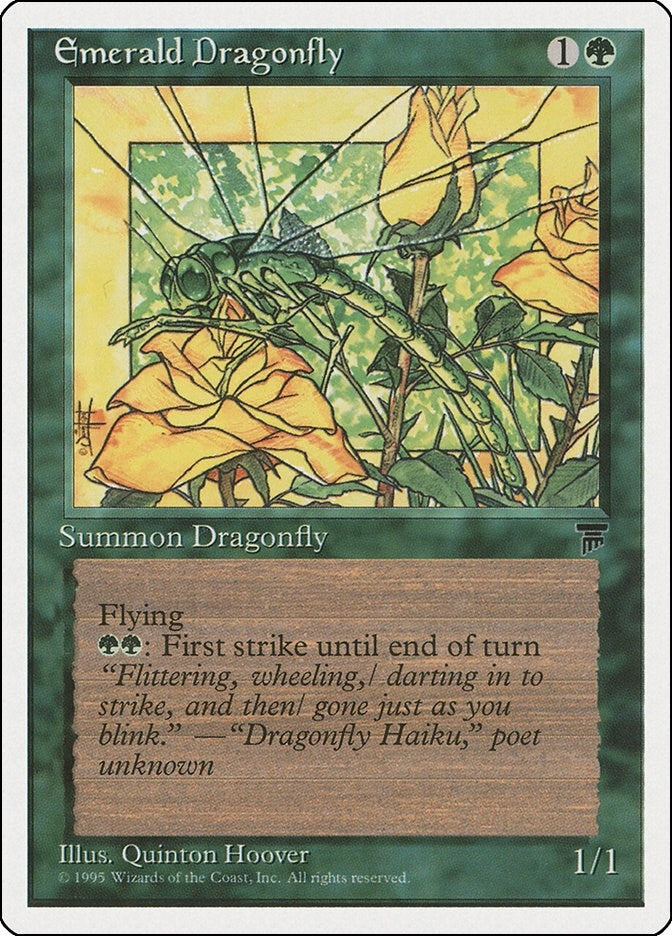 Emerald Dragonfly [CHR] - MTG Single
