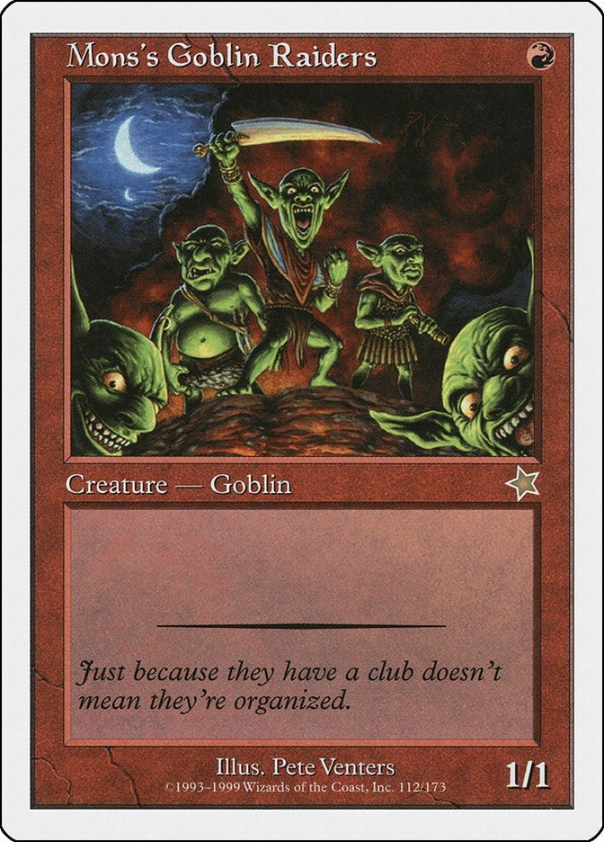 Mons’s Goblin Raiders (112) [S99] - MTG Single