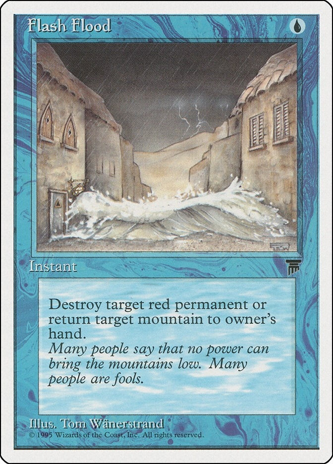 Flash Flood [CHR] - MTG Single