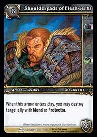 Shoulderpads of Fleshwerks - WoW Single