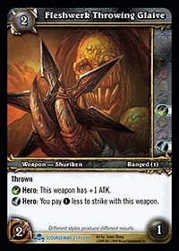 Fleshwerk Throwing Glaive - WoW Single