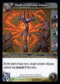 Staff of Sinister Claws - WoW Single