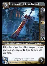 Unearthed Broadsword - WoW Single