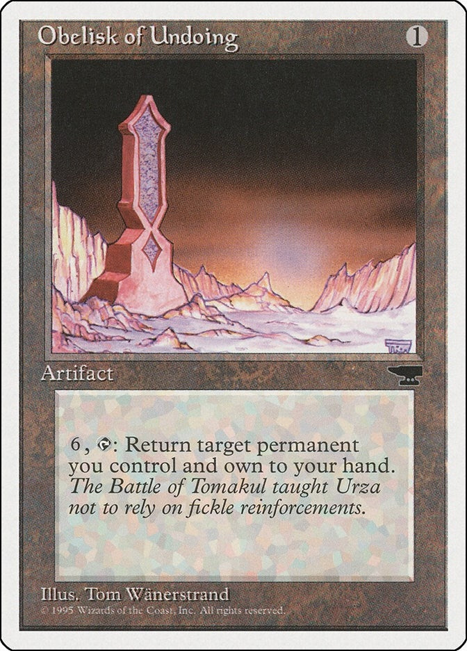 Obelisk of Undoing [CHR] - MTG Single