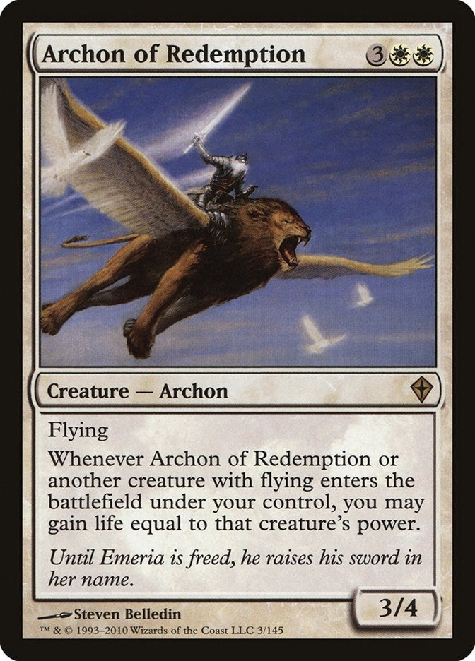 Archon of Redemption (3) [WWK] - MTG Single