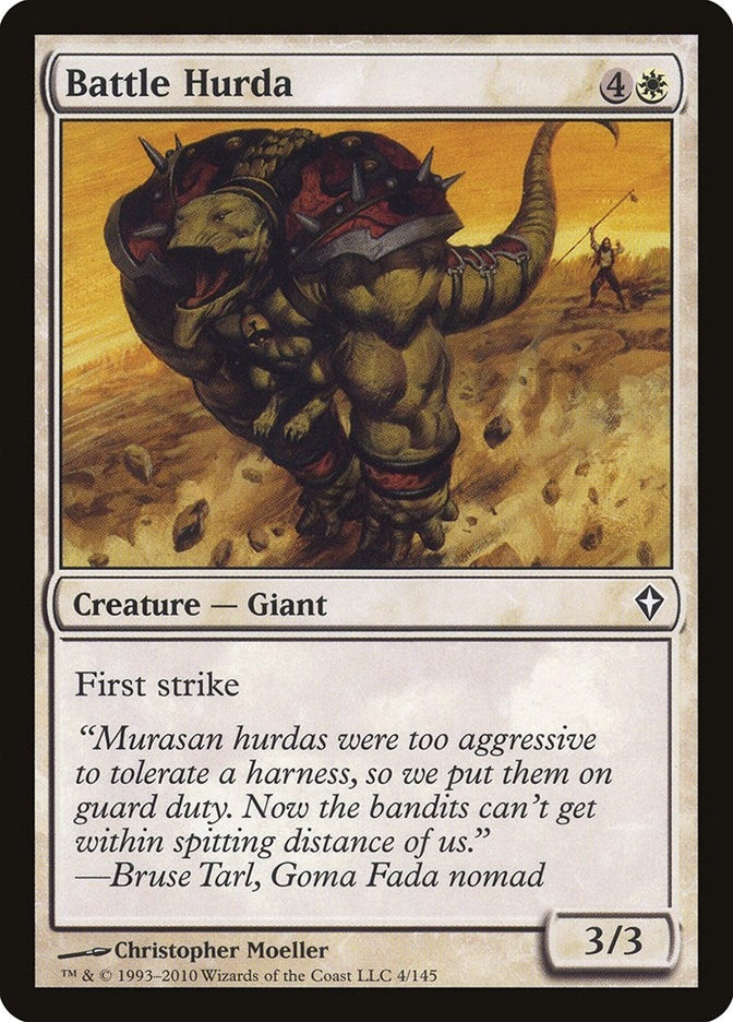 Battle Hurda (4) [WWK] - MTG Single