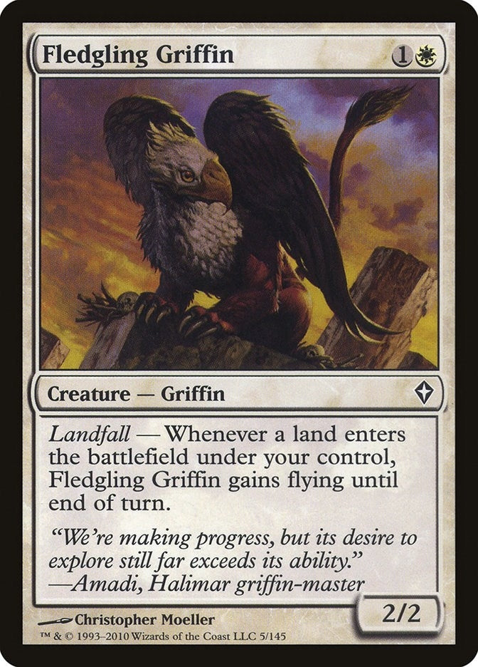 Fledgling Griffin (5) [WWK] - MTG Single