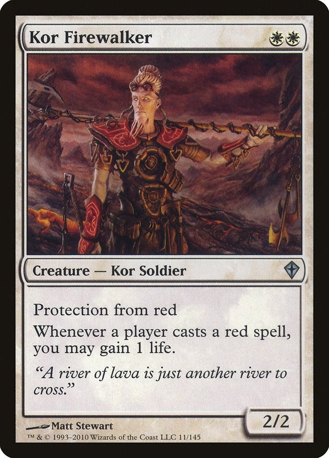 Kor Firewalker (11) [WWK] - MTG Single