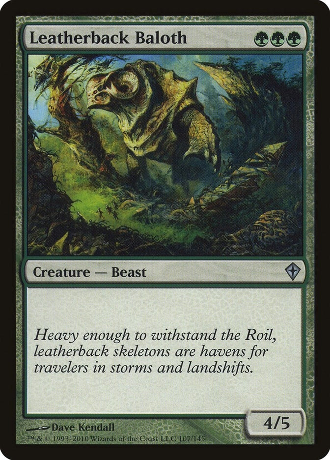 Leatherback Baloth (107) [WWK] - MTG Single