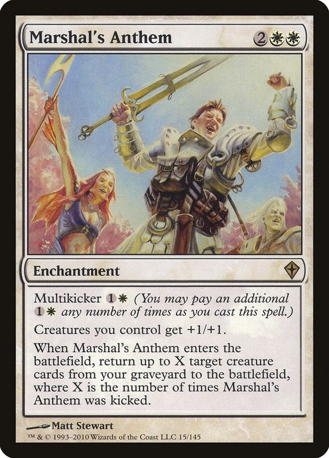 Marshal’s Anthem (15) [WWK] - MTG Single