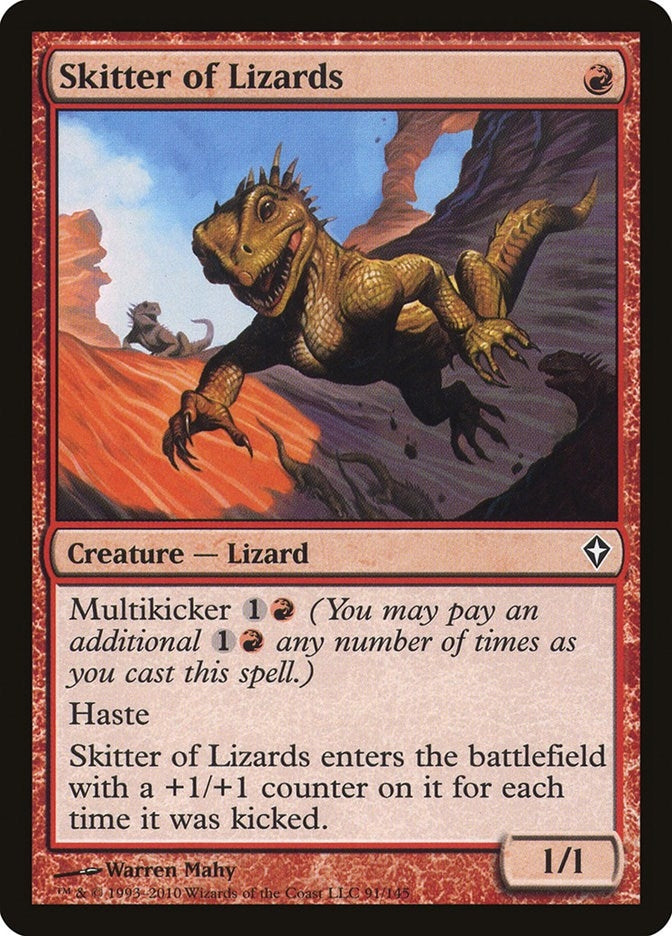 Skitter of Lizards (91) [WWK] - MTG Single