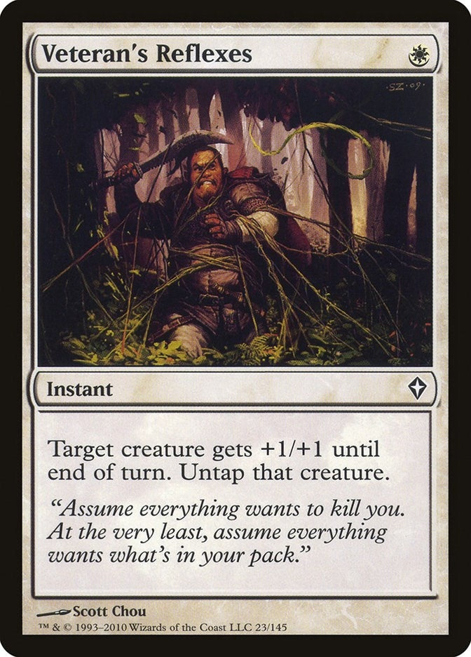 Veteran’s Reflexes (23) [WWK] - MTG Single