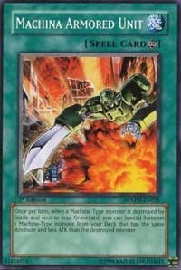 Machina Armored Unit (21) (SDMM) - YuGiOh Single