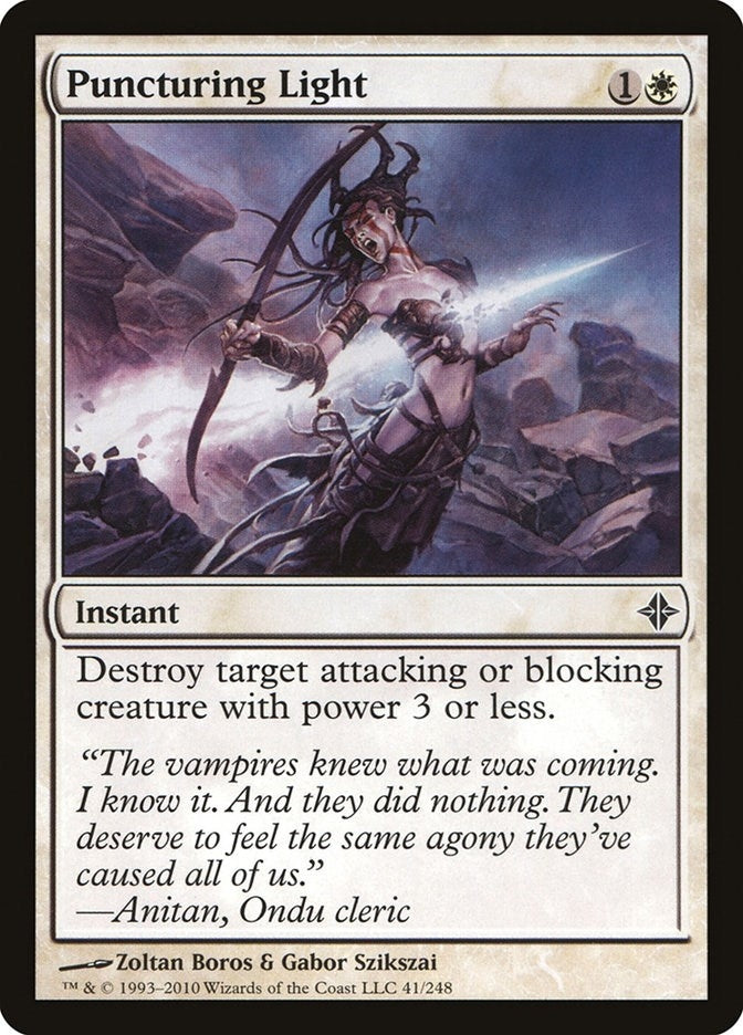 Puncturing Light (41) [ROE] - MTG Single