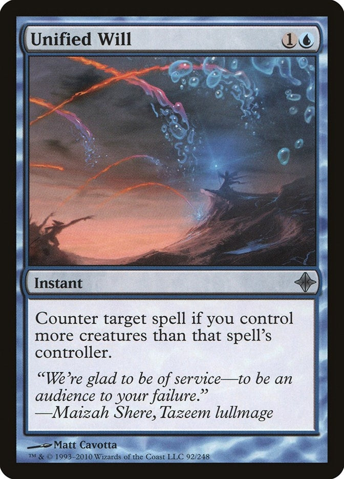 Unified Will (92) [ROE] - MTG Single