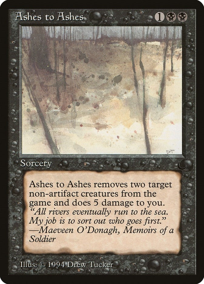 Ashes to Ashes [DRK] - MTG Single