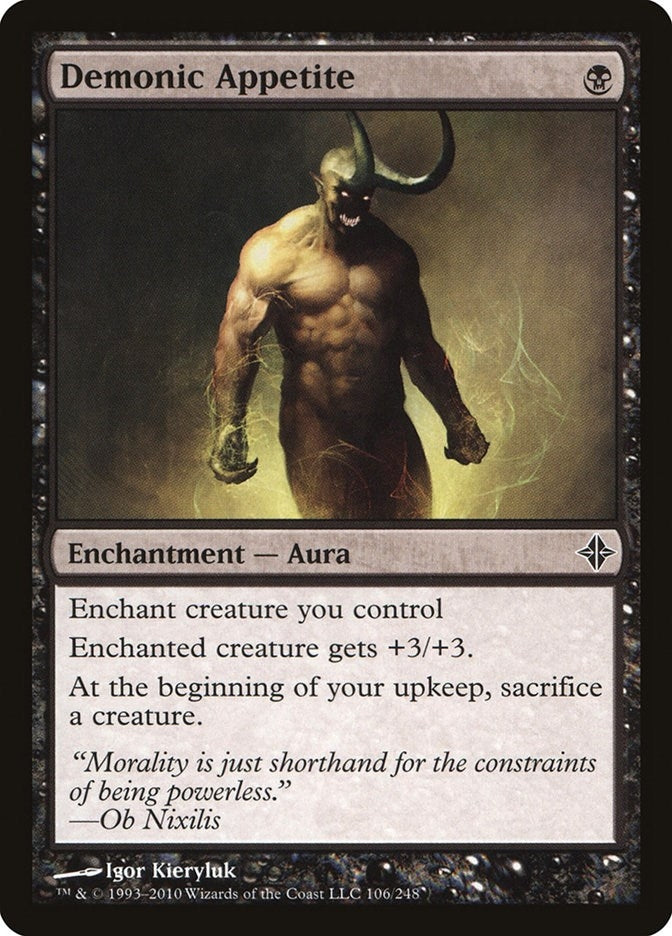 Demonic Appetite (106) [ROE] - MTG Single