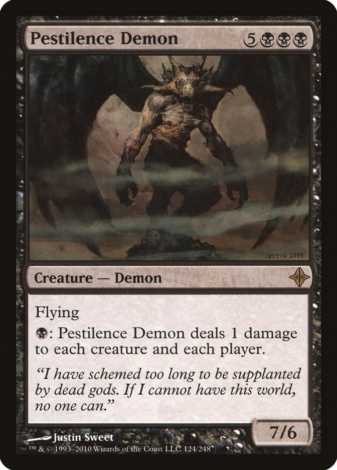 Pestilence Demon (124) [ROE] - MTG Single