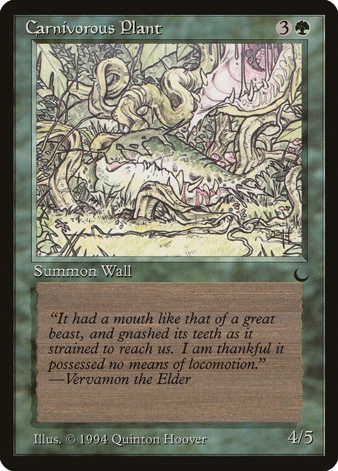 Carnivorous Plant [DRK] - MTG Single