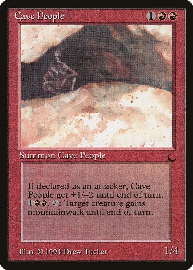 Cave People [DRK] - MTG Single