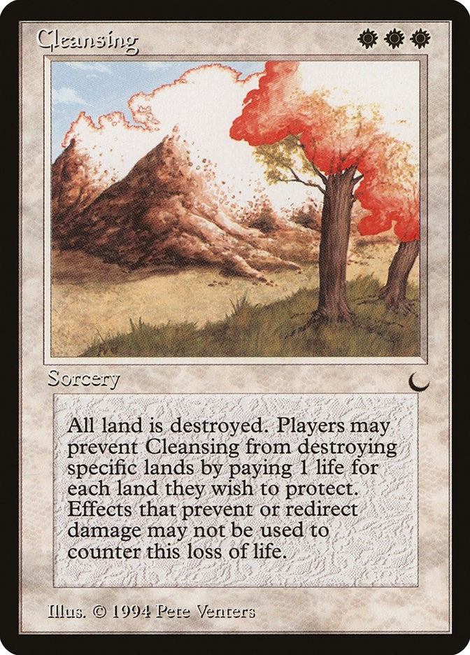 Cleansing [DRK] - MTG Single