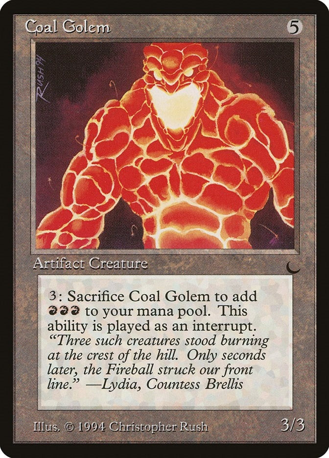 Coal Golem [DRK] - MTG Single