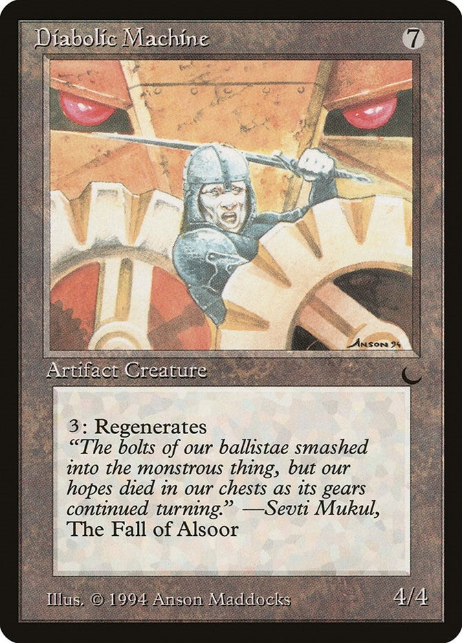 Diabolic Machine [DRK] - MTG Single