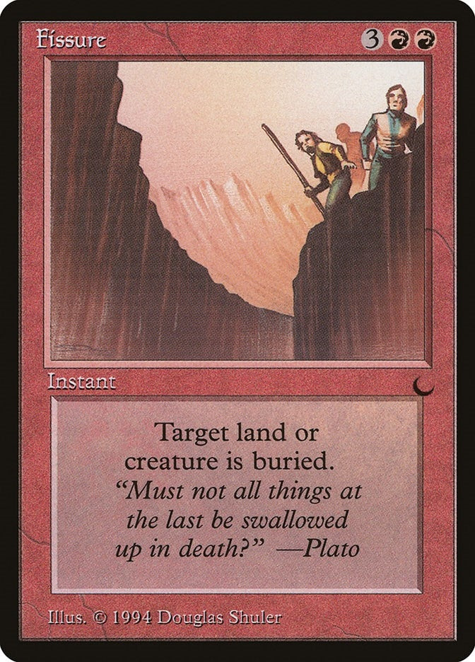 Fissure [DRK] - MTG Single