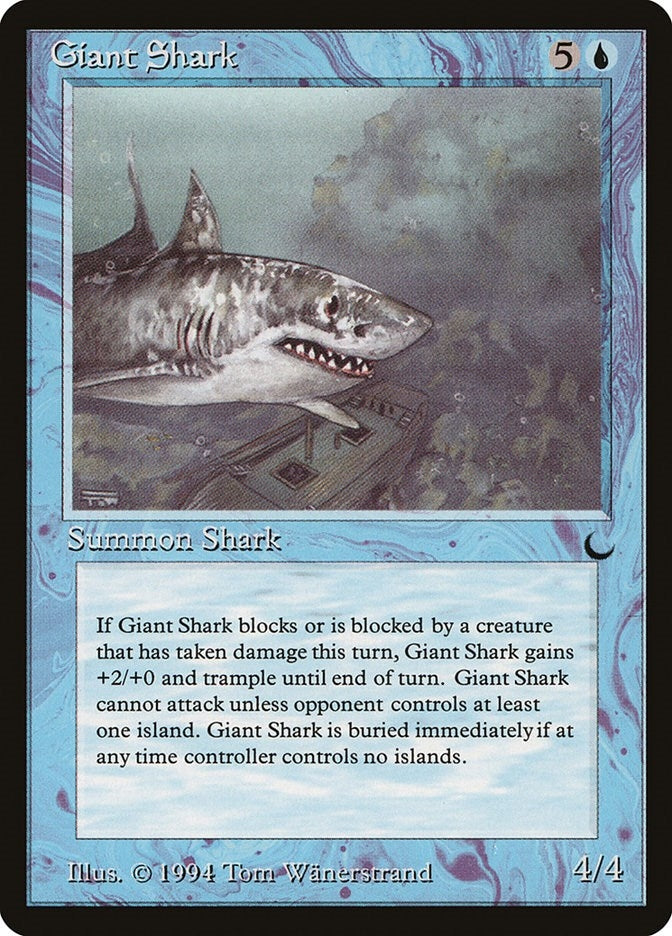 Giant Shark [DRK] - MTG Single